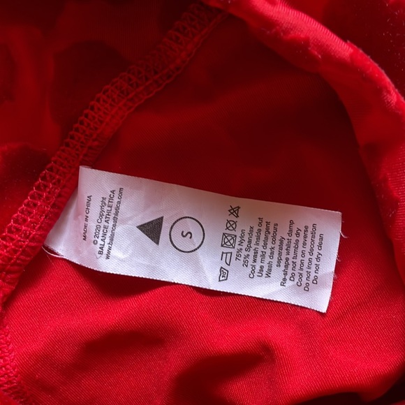 Balance Athletica Red Panther Lux Pant, Size small - Picture 3 of 4